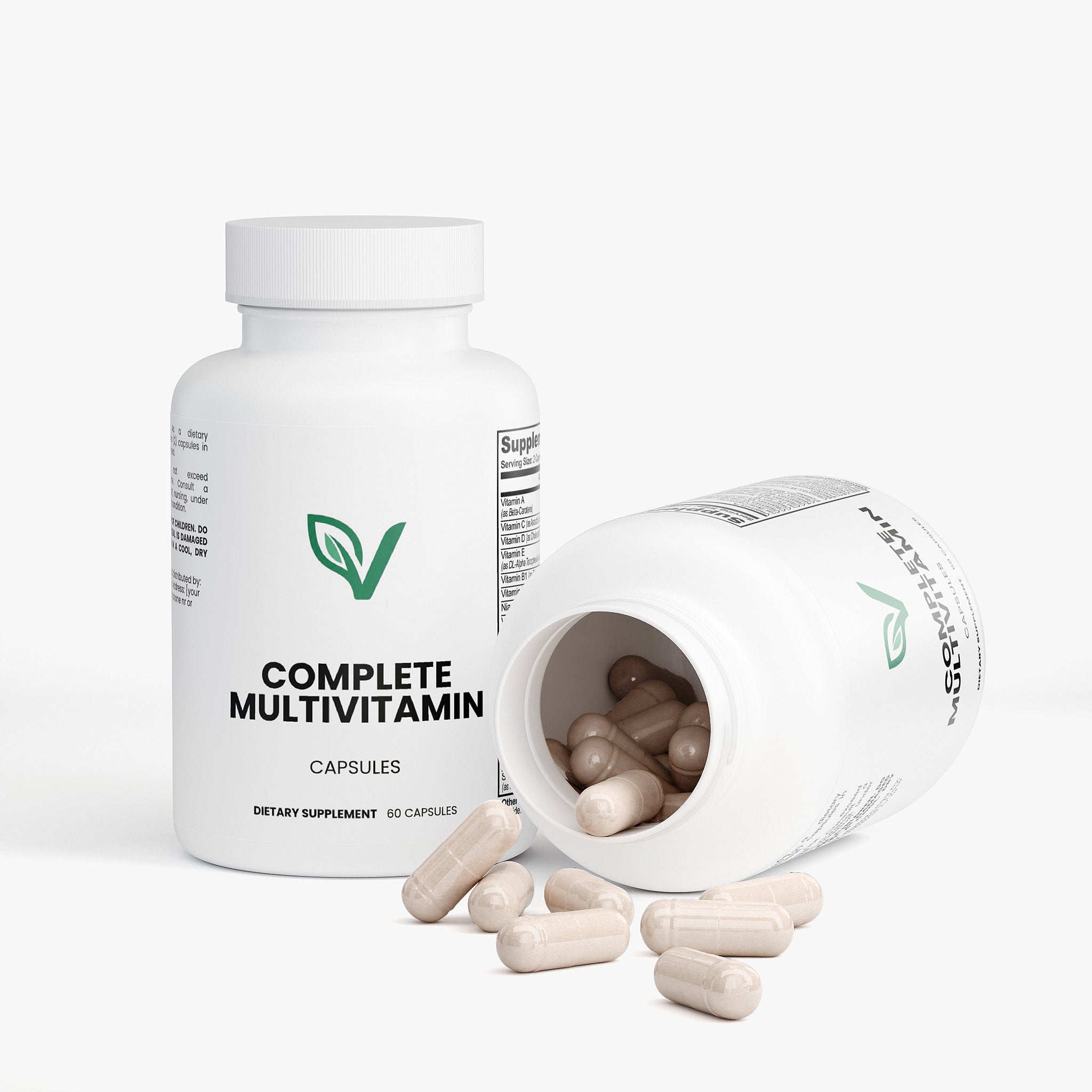 PureVita Complete Multivitamin bottle angle