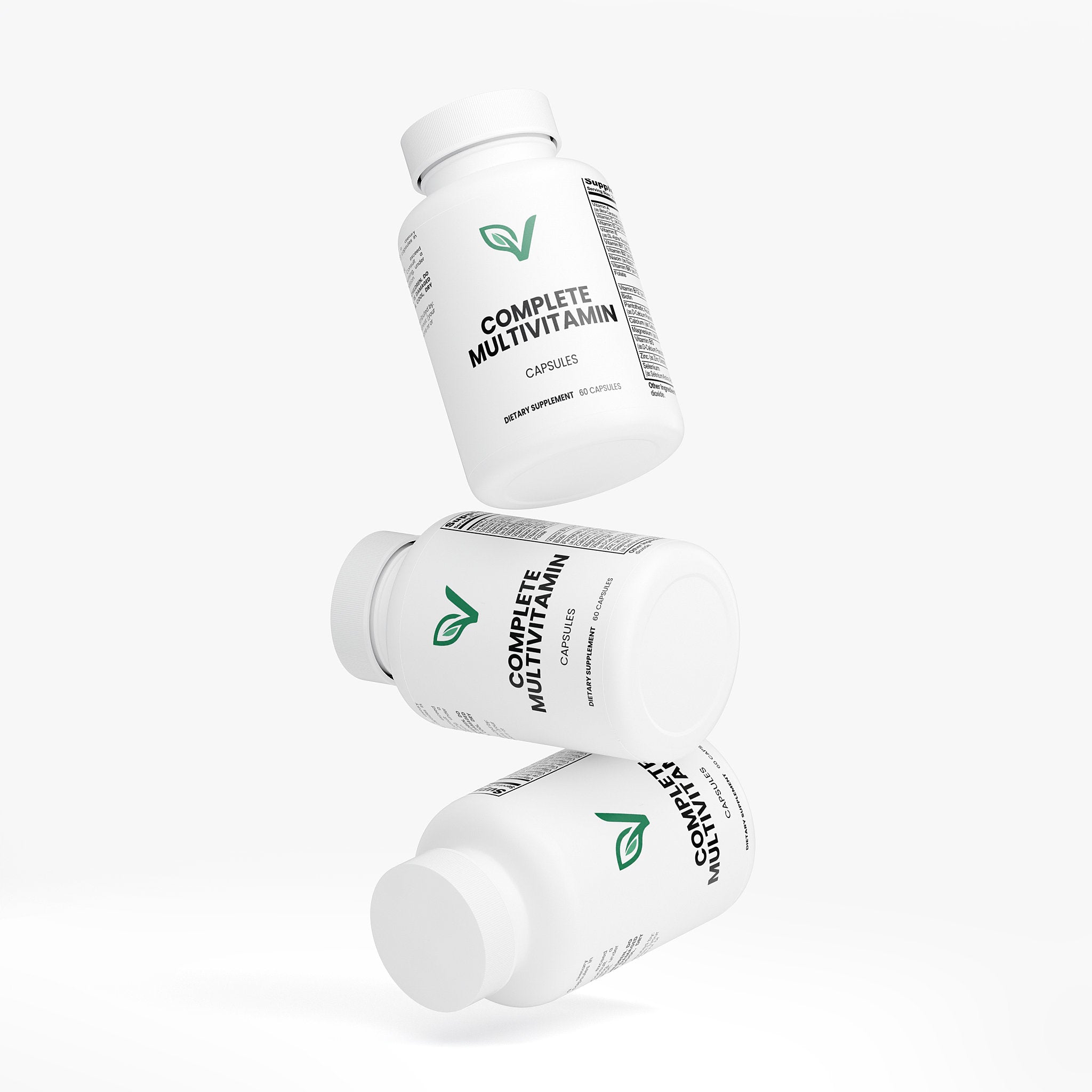 PureVita Complete Multivitamin bottle back