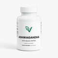 PureVita Ashwagandha with Black Pepper supplement bottle