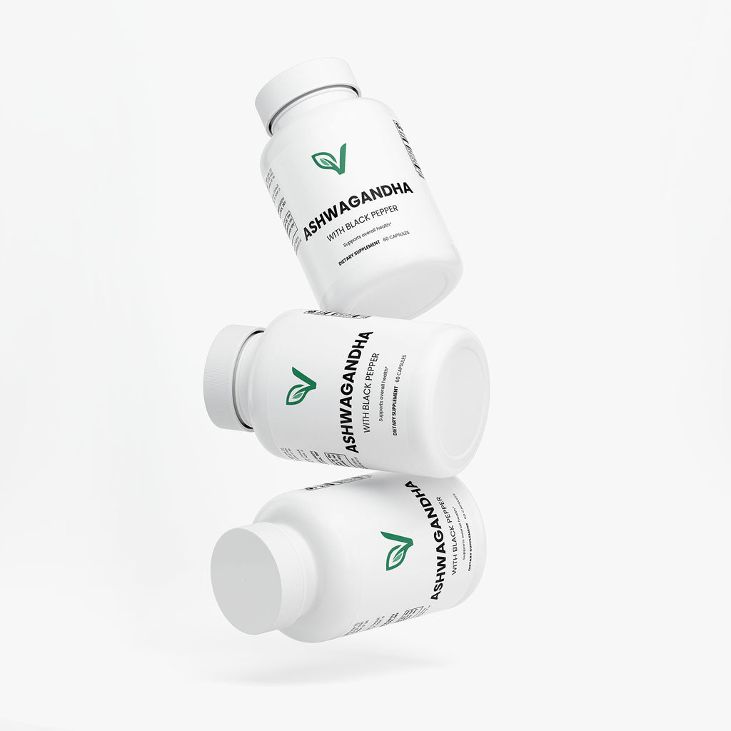 PureVita Ashwagandha bottle back