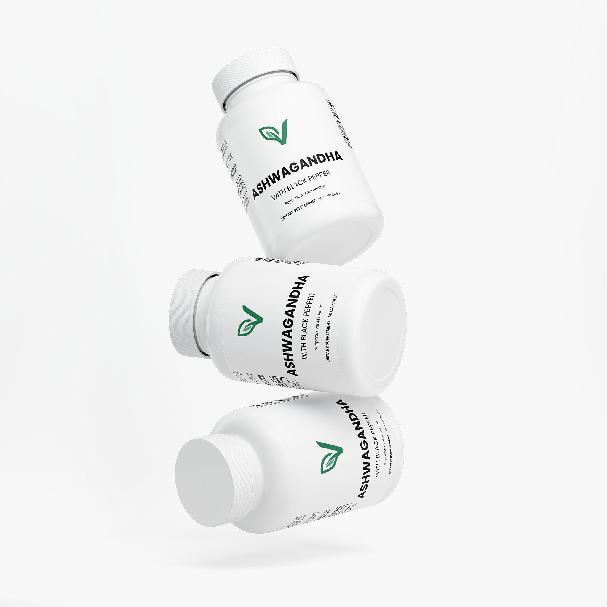PureVita Ashwagandha bottle back