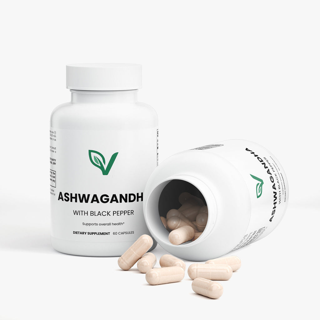 PureVita Ashwagandha bottle angle